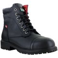 Mellow Walk Safety Size 8.5 Womens Combat Boot Steel Work Boot 429139BLK085